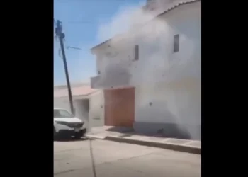 VIDEO | Atacan a balazos casa vinculada a Rubén Rocha Moya en Culiacán