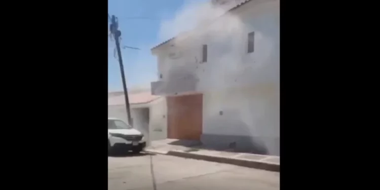 VIDEO | Atacan a balazos casa vinculada a Rubén Rocha Moya en Culiacán