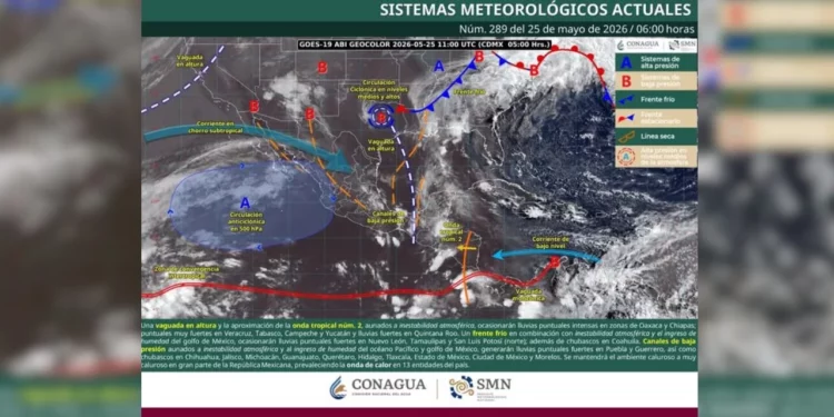 Oaxaca mantendrá lluvias intensas y calor extremo; autoridades piden precaución
