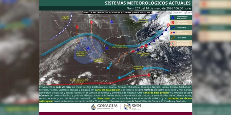Ola de calor extremo azota Oaxaca: temperaturas alcanzan 42 °C y tormentas dispersas