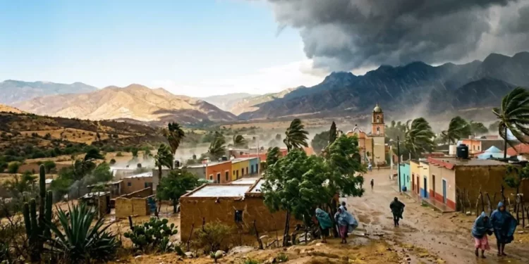 Frente frío 48 provoca lluvias, vientos y calor extremo en Oaxaca