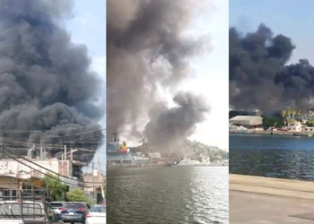 Incineran más de 2 toneladas de cocaína en astillero naval; humo genera alarma entre habitantes