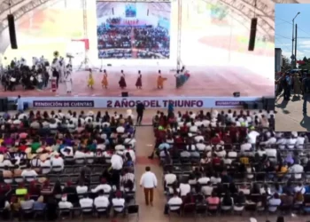 VIDEOS | Entre aplausos y protestas: Sección 22 anuncia movilización durante mensaje de Sheinbaum en Oaxaca
