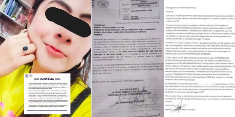 ¡Escándalo en la Fiscalía de Oaxaca! Separan a agente del MP tras denuncia de presunto cobro ilegal y abuso de autoridad