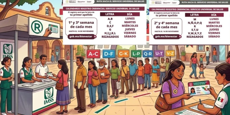 ¿Cuándo te toca registrarte para obtener la credencial de salud universal en México?