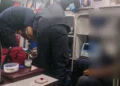 Ambos jóvenes fueron trasladados de urgencia al Hospital General.