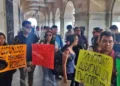 Foto: Archivo El Imparcial // Los músicos llevaron su inconformidad al Palacio de Gobierno, en donde pidieron audiencia con el gobernador.