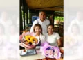 Fotos: Rubén Morales // Arcelia Galán celebró su cumpleaños con un agradable desayuno en compañía de su novio, Javier Romero, y de su hija, Carime Galán.