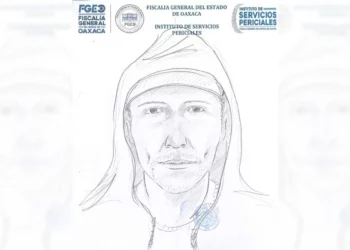 Imagen del retrato hablado difundido por la FGEO.