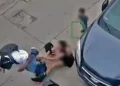 Foto: captura de video // El 26 de mayo, cámaras de seguridad captaron el momento cuando una mujer, acompañada de su hijo menor de edad fue agredida de manera sexual por un hombre.