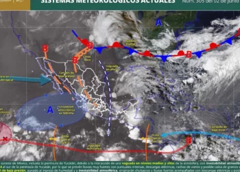 La dependencia recomendó a la población proteger bienes ante la lluvia fuerte y sus eventos asociados.