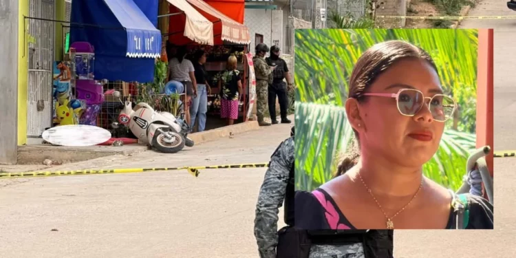 Agentes investigadores y peritos acordonaron el perímetro en la calle 23 Sur de Pinotepa Nacional para recabar evidencias.
