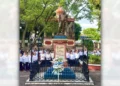 Autoridades conmemoraron el 232 aniversario del natalicio en Huajuapan de León.