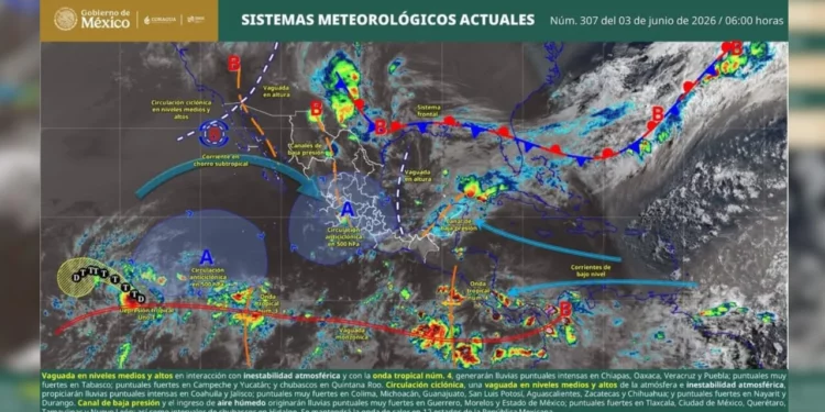 Oaxaca mantendrá lluvias y tormentas; advierten riesgo de descargas eléctricas y fuertes vientos