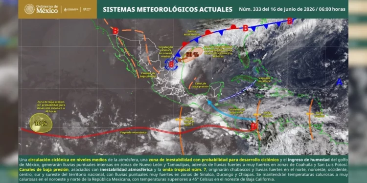 ¡Oaxaca bajo vigilancia! Lluvias, tormentas eléctricas y bochorno marcarán la jornada