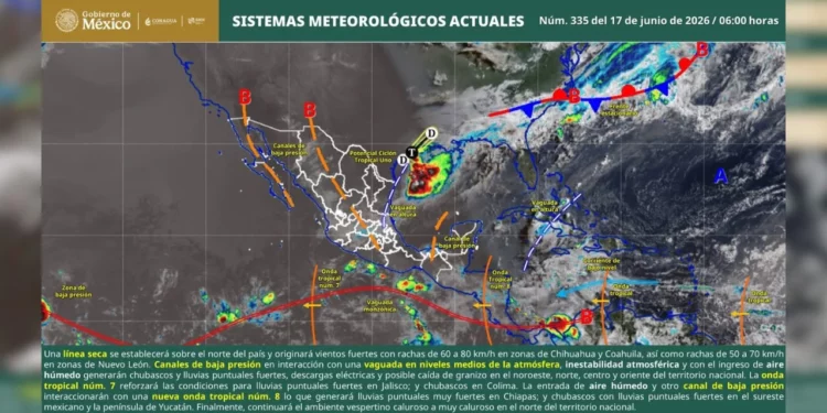 Oaxaca enfrenta jornada de lluvias intensas y riesgos por tormentas eléctricas