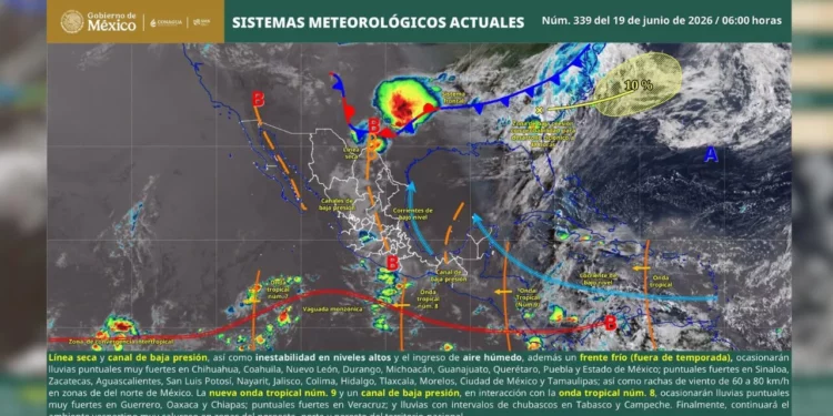 ¡Temporal se mantiene sobre el territorio oaxaqueño! Prevén aguaceros intensos y riesgo de afectaciones este fin de semana