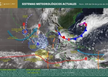 Oaxaca en alerta por temporal de lluvias; prevén chubascos intensos, vientos y posible granizo