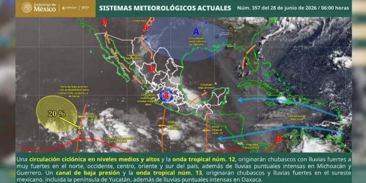 Persistirá el temporal en Oaxaca: tormentas eléctricas y rachas de viento amenazan varias regiones