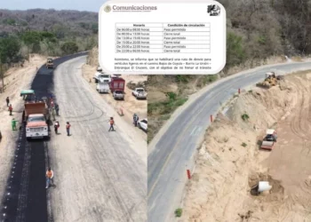 ¡Ojo con el viaje a Huatulco! Cierres en carretera Pochutla-Huatulco cambian horarios de paso