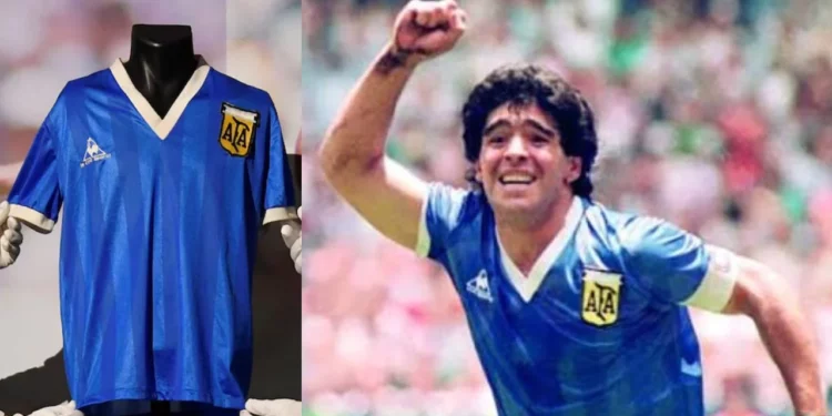 De Tepito al cielo: La increíble historia de la camiseta de Maradona de 9 millones de dólares en México 1986