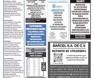 Clasificados 2 de junio de 2026