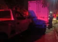 El incidente dejó únicamente daños materiales y se ignora si alguno de los involucrados requirió valoración médica.
