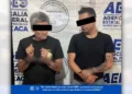Dos hombres, identificados ante las autoridades bajo las iniciales P. J. O. E. y A. J. O. A. quedaron detenidos.