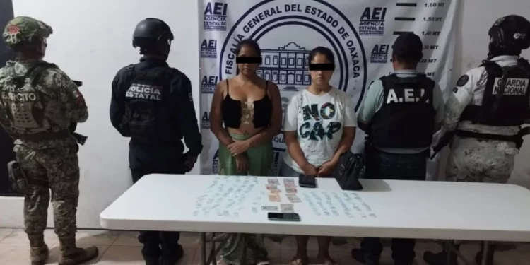 Caen dos mujeres con “cristal” en la Costa de Oaxaca