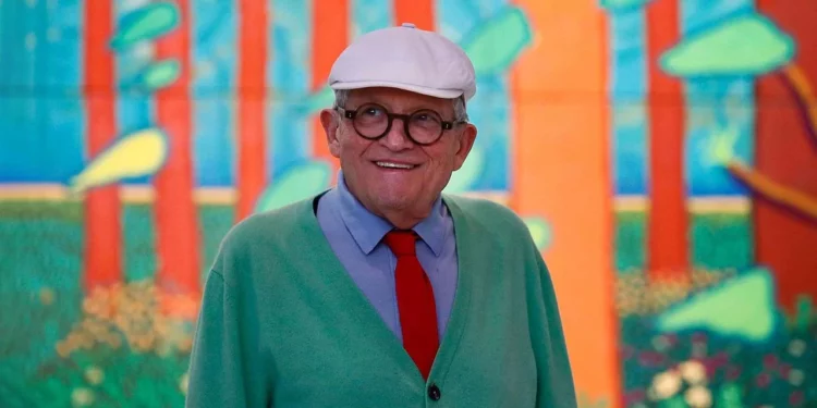 El artista David Hockney murió el día 11 de junio (un mes antes de cumplir 89 años).