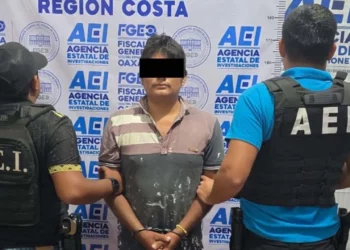 El imputado M.V.V. fue capturado por la agresión armada en San Pedro Mixtepec.