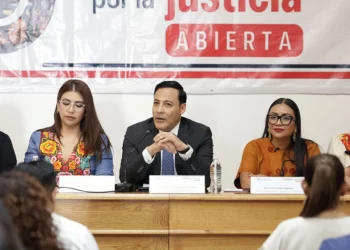 Foto: SCJN // El ministro Giovanni Azael Figueroa Mejía, al participar en los “Diálogos por la Justicia Abierta”, organizado por la SCJN.