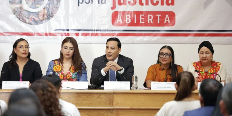 Foto: SCJN // El ministro Giovanni Azael Figueroa Mejía, al participar en los “Diálogos por la Justicia Abierta”, organizado por la SCJN.