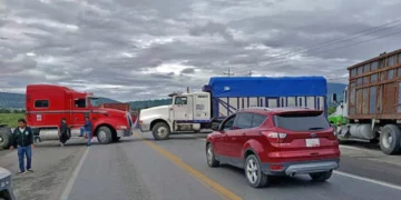 Foto: redes sociales // El motivo de la protesta es la inseguridad que se vive en las carreteras del país.