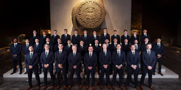 ¡Qué elegancia! La Selección Mexicana se toma la foto oficial para el Mundial 2026 en el Museo de Antropología