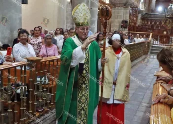 Foto: Adrián Gaytán // Homilía dominical del arzobispo Pedro Vázquez Colmenares.