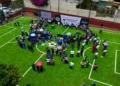 Foto: Gobierno de Oaxaca // Inauguración de canchitas, pero sin programa integral para su uso intensivo de para impulsar el deporte.