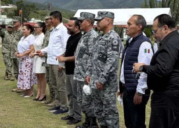 Foto: Defensa // Incineración de droga en el campo militar de Miahuatlán.