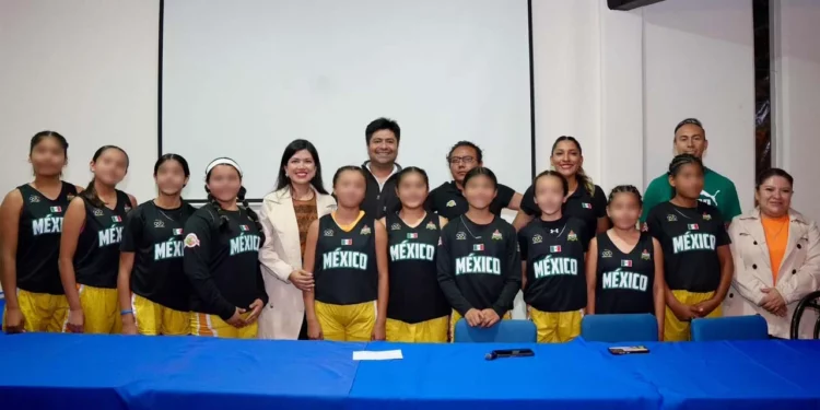 Jóvenes talentos de los estados de Veracruz, Puebla y Oaxaca, llevarán la esperanza de las y los niños basquetbolistas de este país, a Costa Rica.