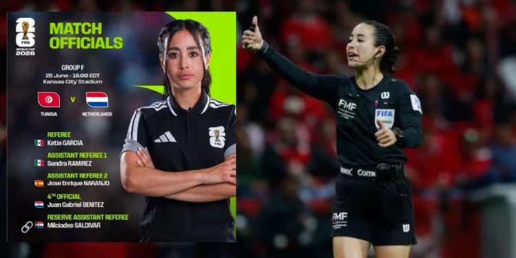¡Histórica! La mexicana Katia Itzel García será el árbitro central en el Mundial 2026