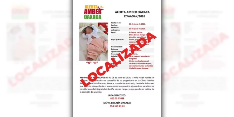 La difusión de la Alerta Amber permitió rescatar con vida a la menor.
