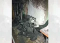 La motoneta Itálika quedó reducida a chatarra.