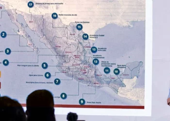 Foto: Gobierno de México // La presa oaxaqueña forma parte del gran plan hídrico nacional.
