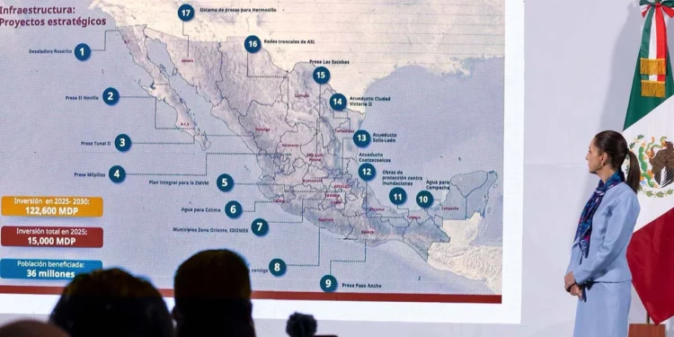 Foto: Gobierno de México // La presa oaxaqueña forma parte del gran plan hídrico nacional.