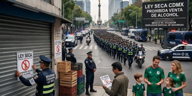 ¡Ni una cerveza! CDMX endurece ley seca para el México vs. Ecuador