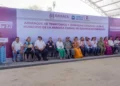 Foto: Gobierno de Oaxaca // La ceremonia de la fallida tercera etapa del Plan Juchitán por la Paz, la Justicia y el Bienestar.