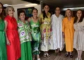 Las invitadas compartieron una agradable mañana de convivencia, buenos deseos y felicitaciones en honor de la festejada.