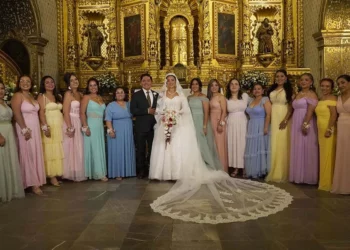 Fotos: Rubén Morales // Luis Hernández Santiago e Inés Yanza Espino Oviedo celebraron su enlace matrimonial rodeados del cariño de familiares y amigos.