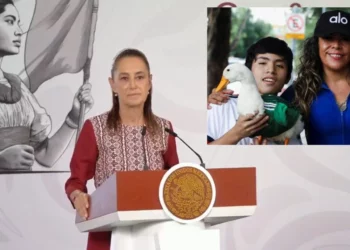 El pato Merlín en Palacio Nacional; se convierte en fenómeno social del Mundial 2026