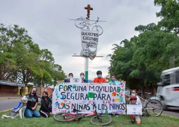 Foto: Gabi Bici Blanca 7/ Movilidad con bicicleta, una factura pendiente en Oaxaca y en México.